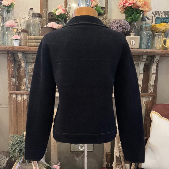 NWT TAHARI BLACK BLAZER | GOLD ENGRAVED BUTTONS | PIPING | TAILORED | JACKET | M - Picture 3 of 15